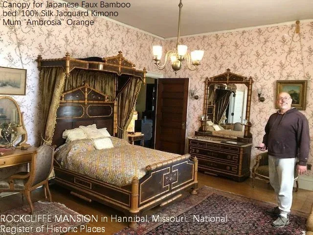 High End 100% Silk Jacquard Kimono Mum Chrysanthemum Flower "ambrosia" Orange Gold Radiant