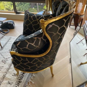 Scalamandre Giraffa Brown Giraffe Animal Skin Safari Heavy Jacquard MSRP USD 358/y