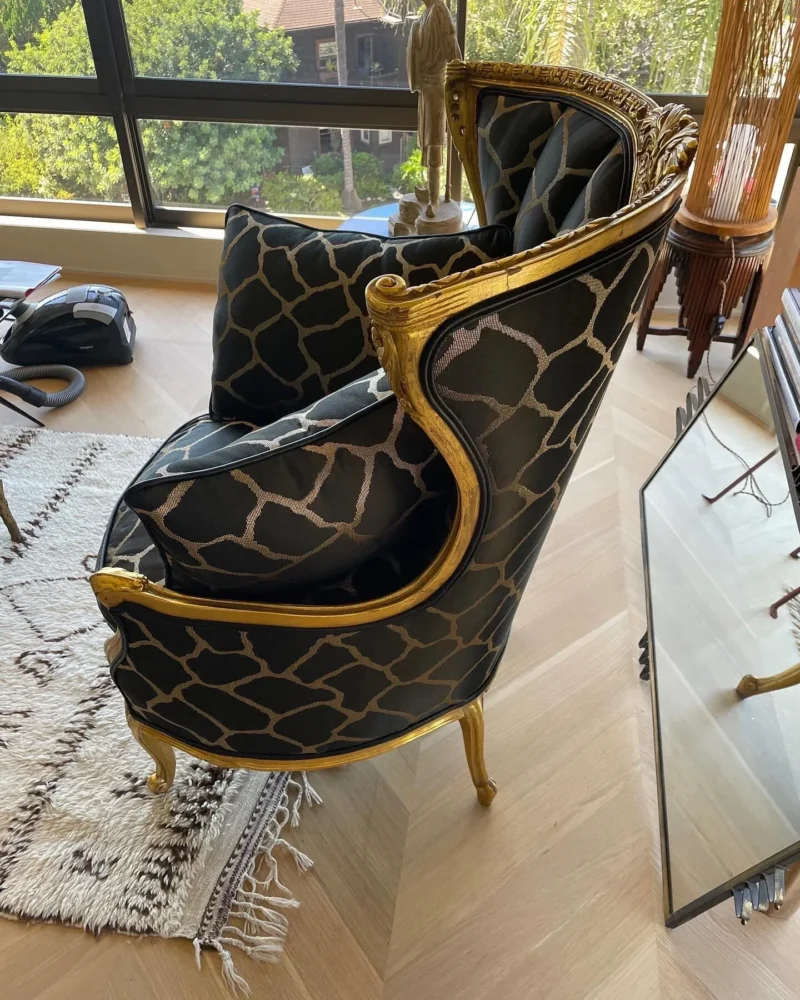 Scalamandre Giraffa Brown Giraffe Animal Skin Safari Heavy Jacquard MSRP USD 358/y