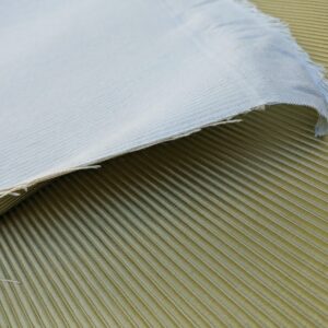 PXL_20231018_210246835 Designer Silk Wide Ribbed Aqua Green Stunning Super Heavy 2.2lbs/yard! MSRP USD 389