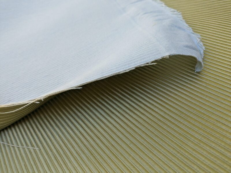 PXL_20231018_210246835 Designer Silk Wide Ribbed Aqua Green Stunning Super Heavy 2.2lbs/yard! MSRP USD 389