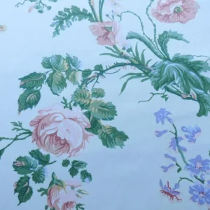 P1480577.jpg 8.25Y Brunschwig & Fils MAINTENON HISTORICAL PRINT TULIPS Rose Iris Poppy CHINTZ