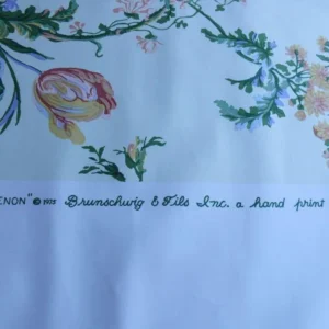 P1480580.jpg 8.25Y Brunschwig & Fils MAINTENON HISTORICAL PRINT TULIPS Rose Iris Poppy CHINTZ