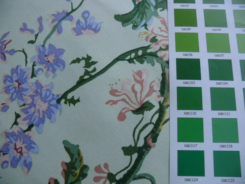 P1480583.jpg 8.25Y Brunschwig & Fils MAINTENON HISTORICAL PRINT TULIPS Rose Iris Poppy CHINTZ
