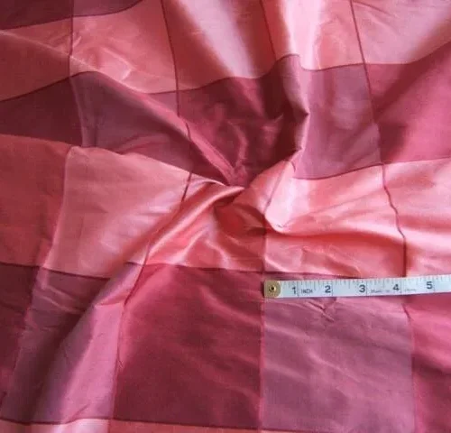 DAZZLING! PINK & RASPBERRY 100% SILK TAFFETA SQAURE DAZZLING! PINK & RASPBERRY 100% SILK TAFFETA SQAURE