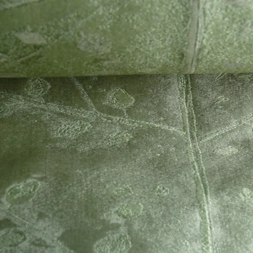 DONGHIA"Tree of Life" Silk Organza Semi-Sheer Pocket Weave Green DONGHIA"Tree of Life" Silk Organza Semi-Sheer Pocket Weave Green