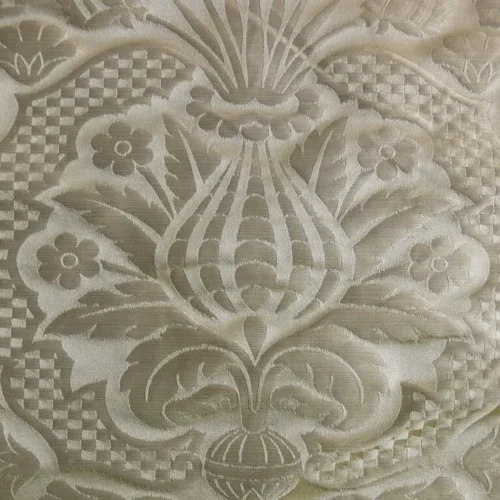 RENAISSANCE ARTICHOKE 100%SILK DAMASK in SUNGLOW RENAISSANCE ARTICHOKE 100%SILK DAMASK in SUNGLOW