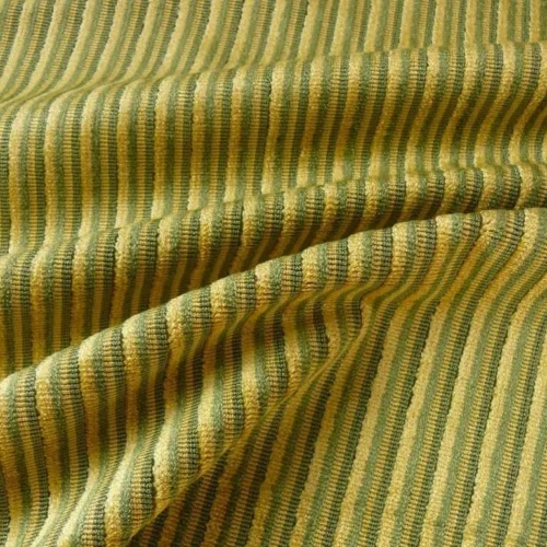 KRAVET COUTURE MEDFIELD SPRING GREEN VELVET MINI STRIPE BTY KRAVET COUTURE MEDFIELD SPRING GREEN VELVET MINI STRIPE BTY