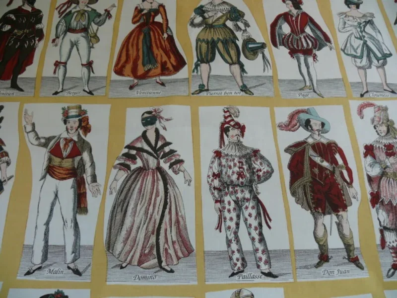 BRUNSCHWIG & FILS/GASTON Y DANIELA CARNAVAL COTTON DRAMA FIGURE BRUNSCHWIG & FILS/GASTON Y DANIELA CARNAVAL COTTON DRAMA FIGURE