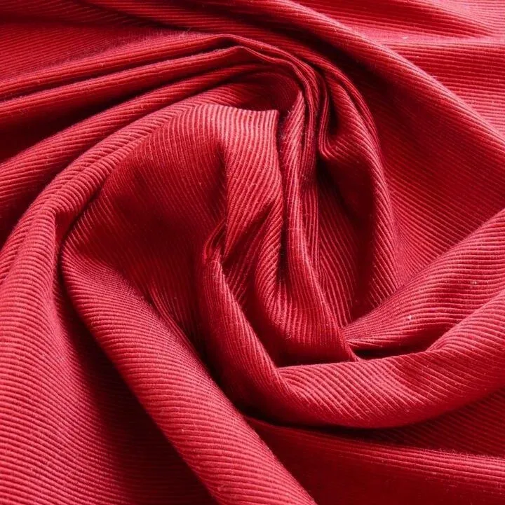 LEE JOFA ADAM'S RIB SILK FAILLE DEEP "RUBY" RED MSRP$168/Y BTY