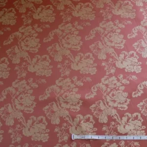 KRAVAT TREE PEONEY RENAISSANCE DAMASK CORAL PINK 2.375 YDS KRAVAT TREE PEONEY RENAISSANCE DAMASK CORAL PINK 2.375 YDS