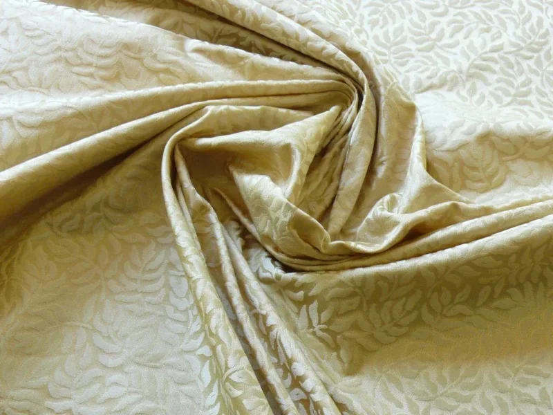 SCALAMANDRE BLAIRSPRIG DARK BEIGE PALE GOLD YELLOW 100% SILK BTY SCALAMANDRE BLAIRSPRIG DARK BEIGE PALE GOLD YELLOW 100% SILK BTY