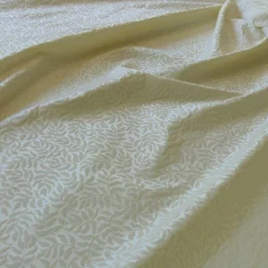 SCALAMANDRE BLAIRSPRIG WHITE CREAM WHITE MINI FOLIAGE100% SILK B SCALAMANDRE BLAIRSPRIG WHITE CREAM WHITE MINI FOLIAGE100% SILK B