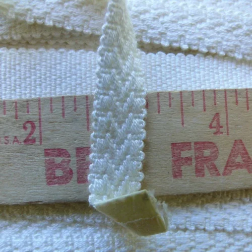 SCALAMANDRE SNOW WHITE GIMP TRIM 0.5" WIDE RAYON BTY