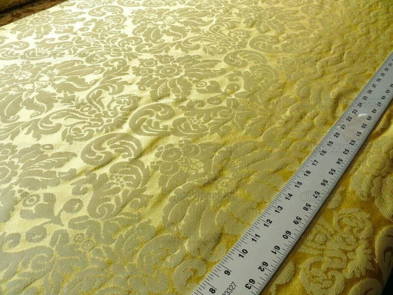 products-P1560836 Scalamandre Lucia Gaufre Damask Gold 100% silk Damask Waffle Damask from Italy MSRP USD 538/Y