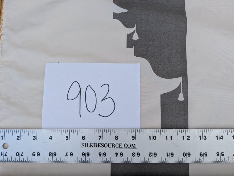 PXL_20250904_183630855 BY Yard Brunschwig & Fils Charlotte Moss "Ting" Silk Taffeta Black White Pavilion Print