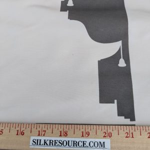 PXL_20250904_183844271 BY Yard Brunschwig & Fils Charlotte Moss "Ting" Silk Taffeta Black White Pavilion Print