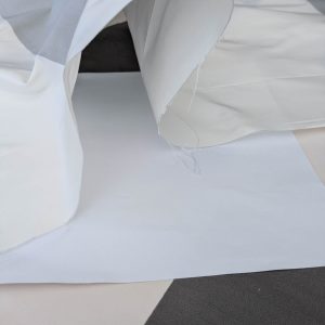 PXL_20250904_183912869 BY Yard Brunschwig & Fils Charlotte Moss "Ting" Silk Taffeta Black White Pavilion Print