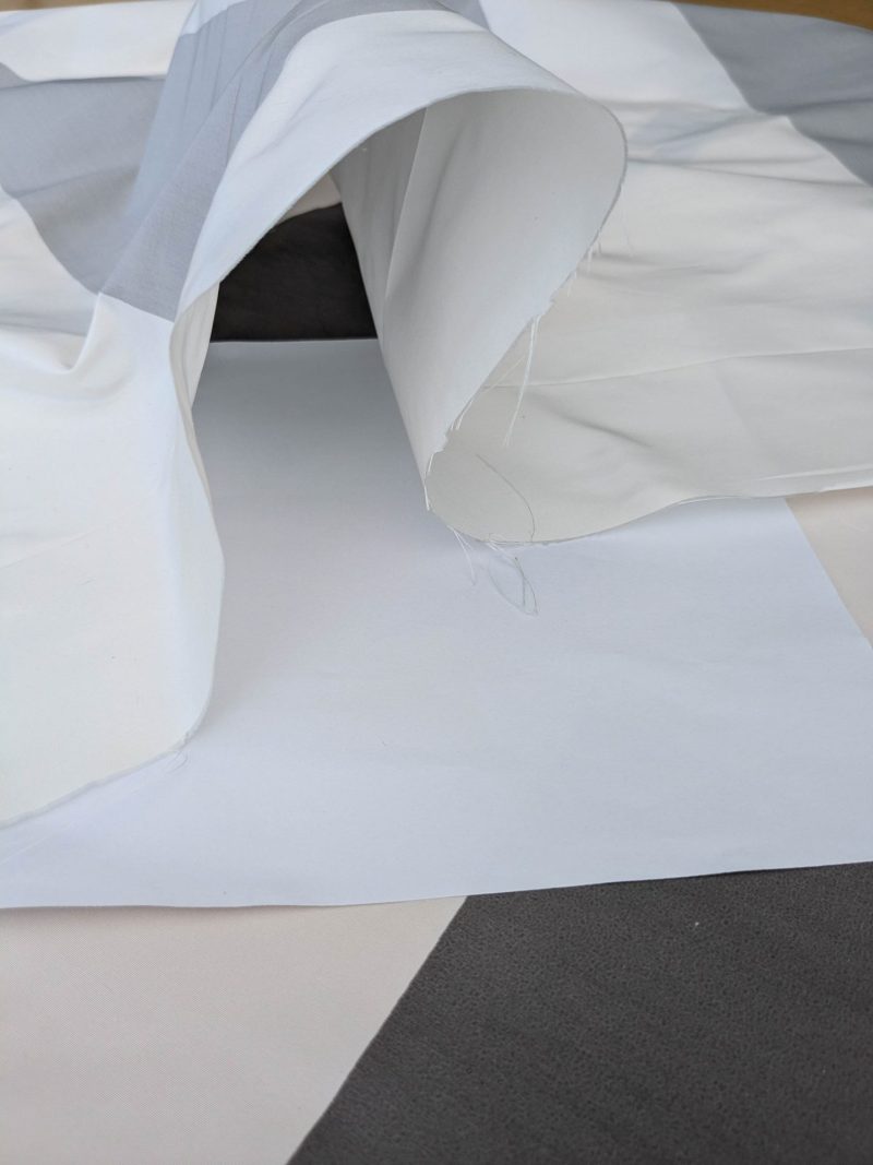 PXL_20250904_183912869 BY Yard Brunschwig & Fils Charlotte Moss "Ting" Silk Taffeta Black White Pavilion Print