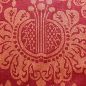 BY YD VERVAIN TROCADERO 100%LINEN PRINT BERRY RED RASPBERRY #395 BY YD VERVAIN TROCADERO 100%LINEN PRINT BERRY RED RASPBERRY #395