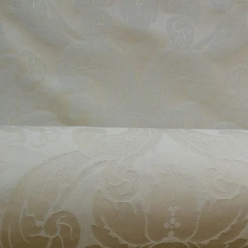 SCALAMANDRE DIANA DAMASK CLASSY RENAISSANCE WHITE COTTON BTY SCALAMANDRE DIANA DAMASK CLASSY RENAISSANCE WHITE COTTON BTY