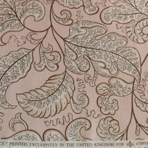 SCALAMANDRE WALLACE LINEN PRINT FROM UK PINK BROWN MSRP0/Y BT SCALAMANDRE WALLACE LINEN PRINT FROM UK PINK BROWN MSRP$160/Y BT