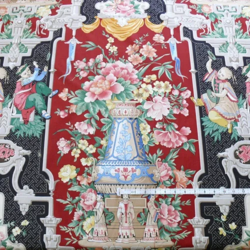 3.75YD SCALAMANDRE L' Ornement Chinois COTTON PERCALE PRINT 31 C 3.75YD SCALAMANDRE L' Ornement Chinois COTTON PERCALE PRINT 31 C