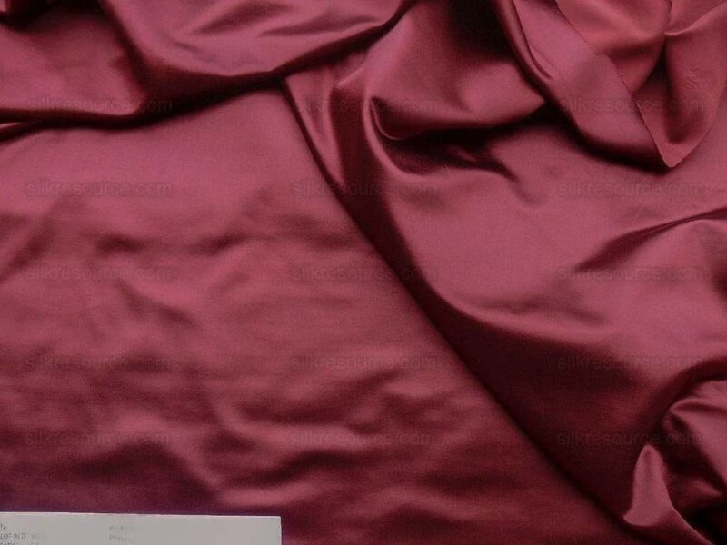 Old World Weavers Silk Satin Merlot Deep Red Glamorous Liquid Lux