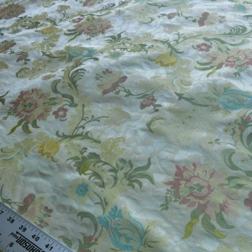 SCALAMANDRE OLD WORLD WEAVERS LOUIS XV SILK LAMPAS IVORY MSRP SCALAMANDRE OLD WORLD WEAVERS LOUIS XV SILK LAMPAS IVORY MSRP$73