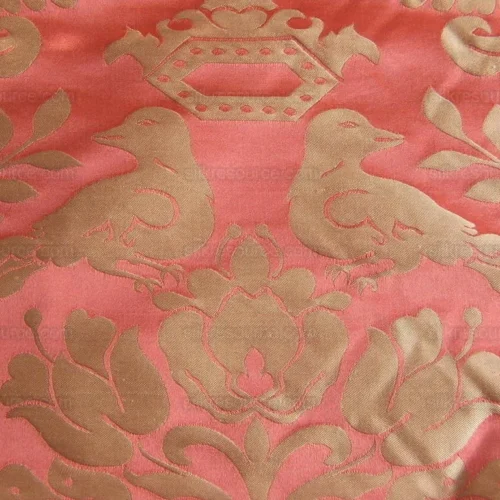 Scalamandre 100%Silk Love Bird Rose Pink MELON Red MSRP4 Scalamandre 100%Silk Love Bird Rose Pink MELON Red MSRP$484