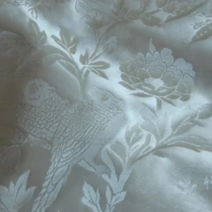 DSCF4924.jpg 100%silk Chinoisery Music Garden Toile "pearl" Pearly White Superb Quality