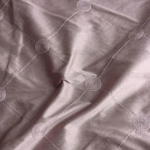100% SILK EMBROIDERY CIRCLE W SORBET PINK HEAVY! 100% SILK EMBROIDERY CIRCLE W SORBET PINK HEAVY!