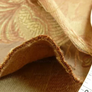 **On hold Coraggio Textile Buonarroti Tobacco Brown Silk Lampas Designed By Michelangelo - 3 yards