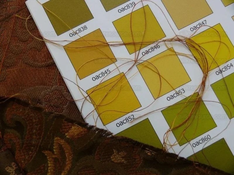 P1110381.jpg By Yard Hiend 100% Silk Lampas Cashmere Paisley "coffee" MSRP USD200+/yard