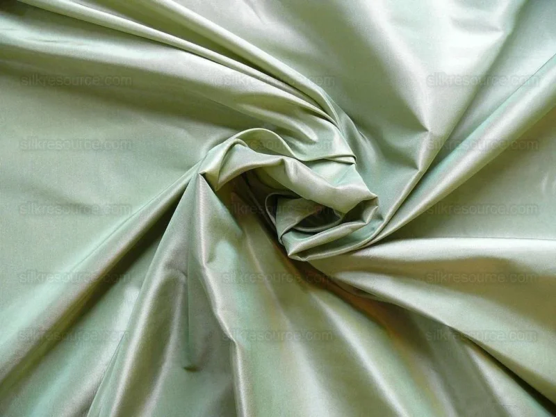 1.6Y HiEND 100%SILK TAFFETA "MINT" FRESH GREEN wPINK