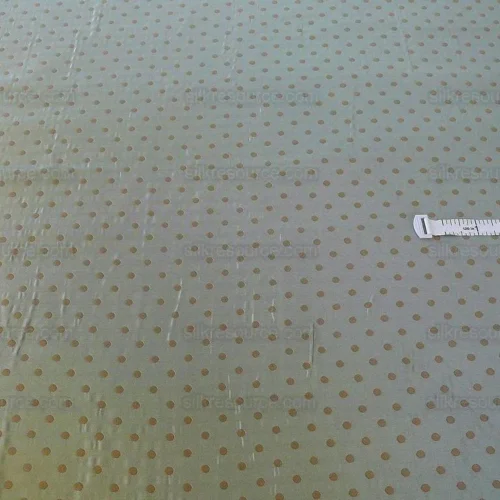 100% SILK DAMASK POLKA DOT "COIN" BLUE 100% SILK DAMASK POLKA DOT "COIN" BLUE