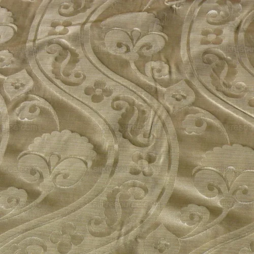 100%SILK DAMASK PEONY RIVER "MOONSTONE" ECRU 100%SILK DAMASK PEONY RIVER "MOONSTONE" ECRU