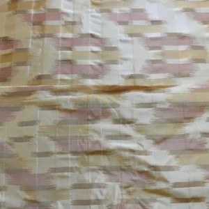 100% SILK LAMPAS IKAT WAVE "CAMEO" KHAKI 100% SILK LAMPAS IKAT WAVE "CAMEO" KHAKI