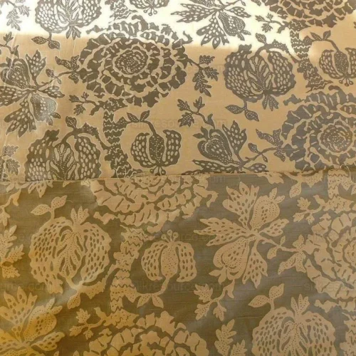 100% SILK LAMPAS PAPERCUT TREE OF LIFE POM "CLOUDY" GRAY 100% SILK LAMPAS PAPERCUT TREE OF LIFE POM "CLOUDY" GRAY