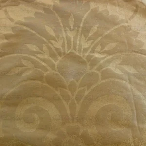 100% SILK DAMASK LARGE STONE PAISLEY "LARIAT" TAN BTY 100% SILK DAMASK LARGE STONE PAISLEY "LARIAT" TAN BTY