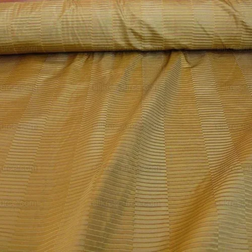 100% SILK JACQUARD PIANO KEY TEXTURE "OREGANO" GOLD 100% SILK JACQUARD PIANO KEY TEXTURE "OREGANO" GOLD