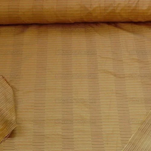 100% SILK JACQUARD PIANO KEY TEXTURE "AMBER" GOLD 100% SILK JACQUARD PIANO KEY TEXTURE "AMBER" GOLD