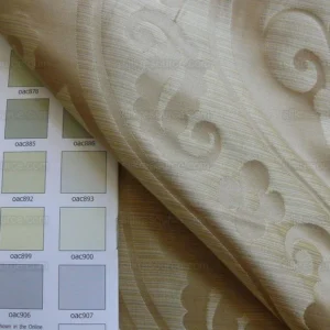 P1220982.jpg 100% Silk Damask Peony River - Gold Dust Yellow Cream High End