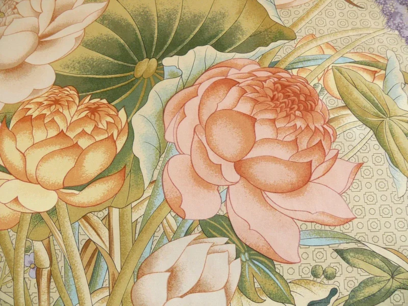 Brunschwig & Fils Imperial Lotus Print Chinoisery Vase Stunning