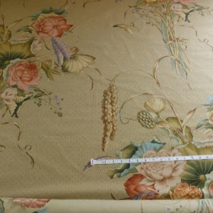 Brunschwig & Fils Imperial Lotus Print Chinoisery Vase Stunning