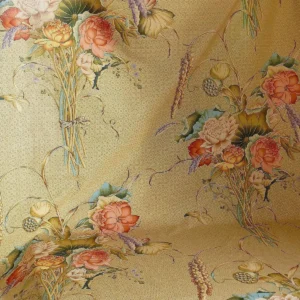 Brunschwig & Fils Imperial Lotus Print Chinoisery Vase Stunning