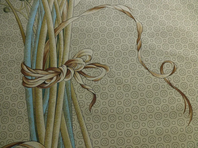 Brunschwig & Fils Imperial Lotus Print Chinoisery Vase Stunning