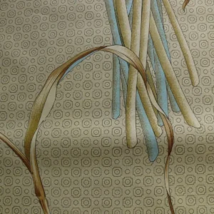 Brunschwig & Fils Imperial Lotus Print Chinoisery Vase Stunning