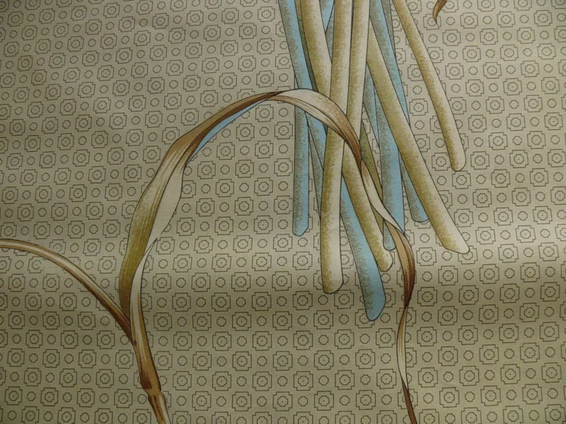 Brunschwig & Fils Imperial Lotus Print Chinoisery Vase Stunning