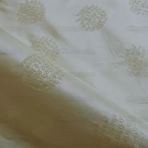 100% SILK DAMASK LOOP DOODLE "VANILLA" ECRU BTY 100% SILK DAMASK LOOP DOODLE "VANILLA" ECRU BTY